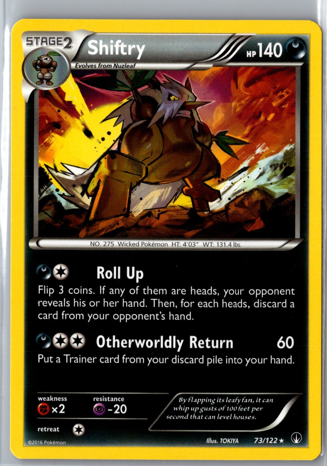 Shiftry Rare XY - BREAKpoint 73/122 NM