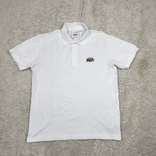 Polo bianca Lacoste X Stranger Things serie Netflix demogorgon taglia 4 Medium M