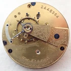 ANTIQUE 18s WALTHAM WM ELLERY MODEL 1877 HUNTER POCKET WATCH MOVEMENT