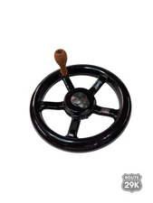 Singer 29K Replacement #82163 Hand Wheel & Stop Motion Complete + Wooden Handle