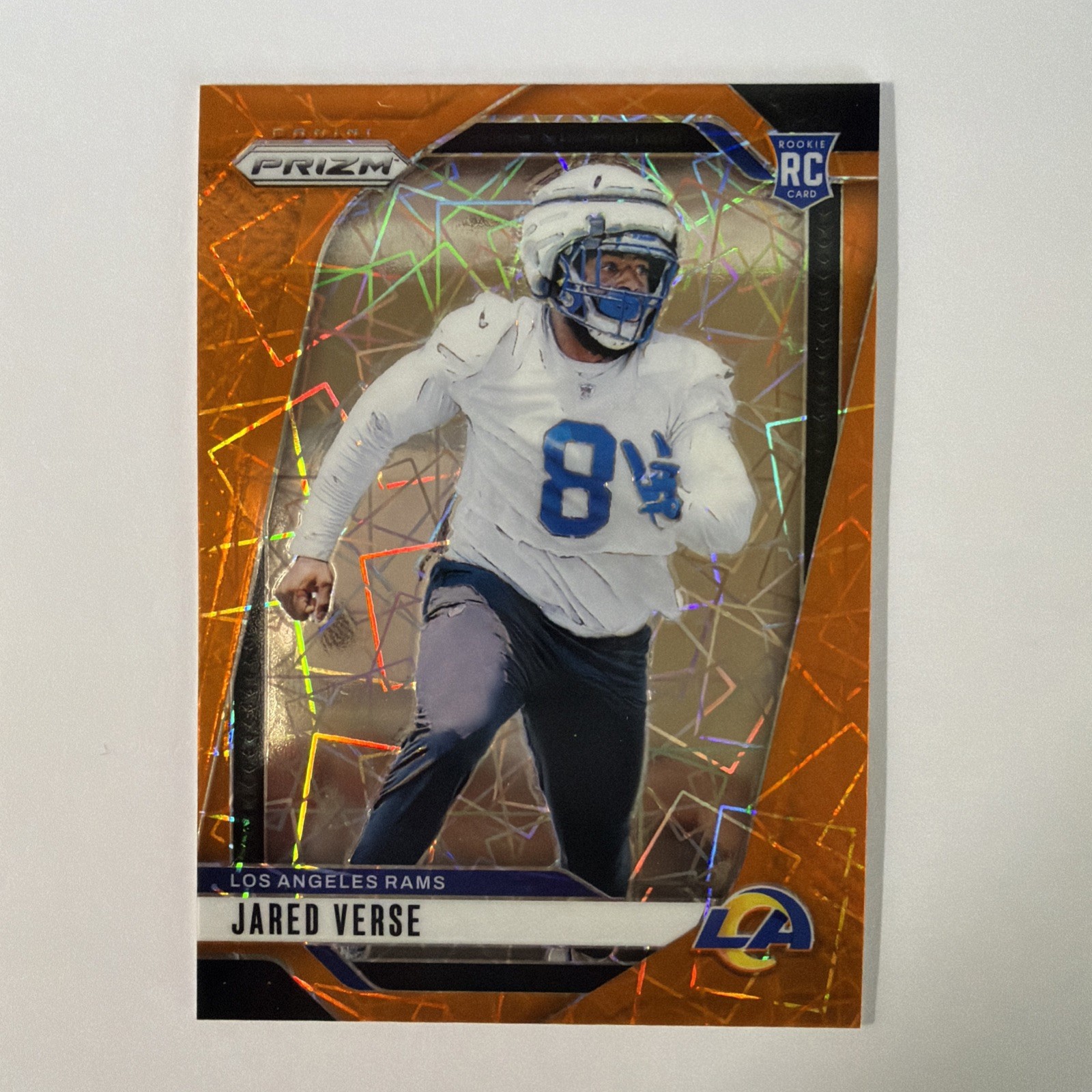 2024 Panini Prizm - Rookies Jared Verse #341 Lazer Prizm (RC)