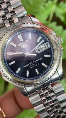 Rare Seiko Superior SKZ049 Automatic 7S36 Blue Sunburst Dial