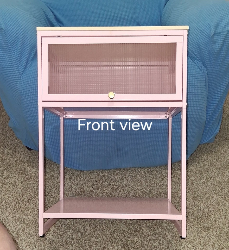 Mesita de noche ROSA - Perfecta para DORMITORIO - Elegante y funcional Foto 2 de 4