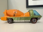 Vintage 1970 HW Redlines Light Green Cement Mixer. HK. Nice!