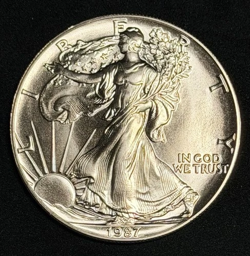 1987 American Silver Eagle 1 Oz .999 Fine Coin, No Reserve #690