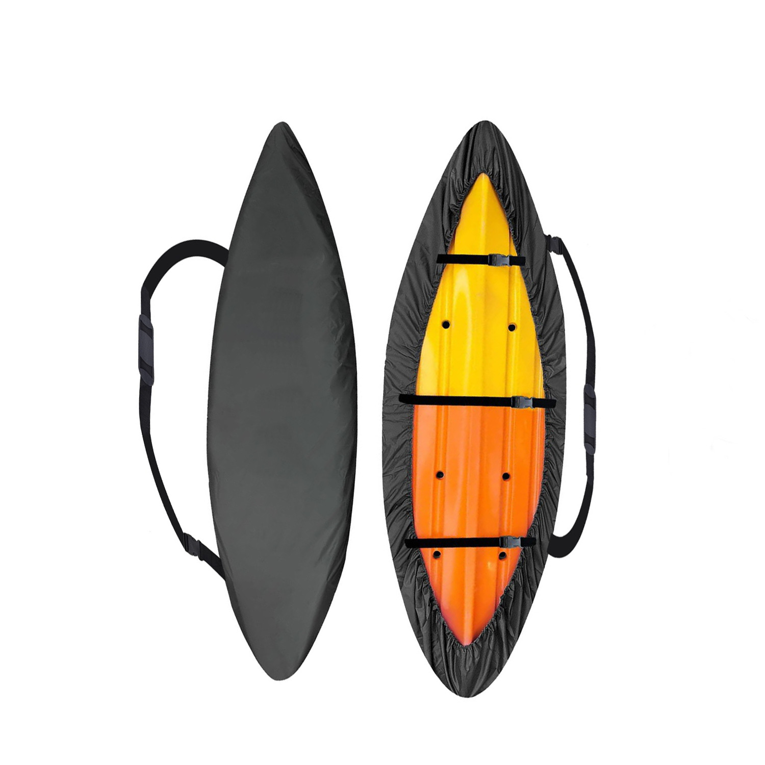 Heavy Duty Kayak Cover Waterproof UV Protection for 10.8-12 Feet Kayak