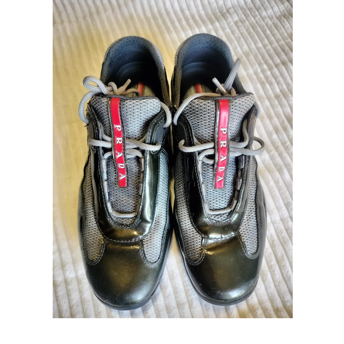 Prada America's Cup Sport Red Grey for sale | eBay
