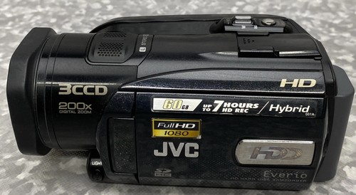 JVC 3CCD GZ-HD3U Everio HD Hard Disk Camcorder - Picture 2 of 14