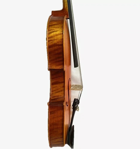 Big Rich Sound SONG Maestro Viola 16“,Flames Mape back Inlayed Maple Leaf #9771 - Picture 9 of 12