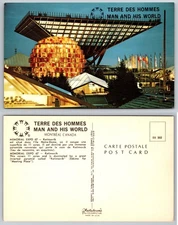 Terre Des Hommes Montreal Canada Expo Pavilion Postcard