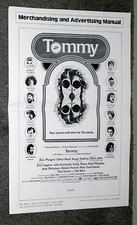 TOMMY OrigMovie pressbook THE WHO/KEITH MOON/ERIC CLAPTON/ELTON JOHN/ANN-MARGRET
