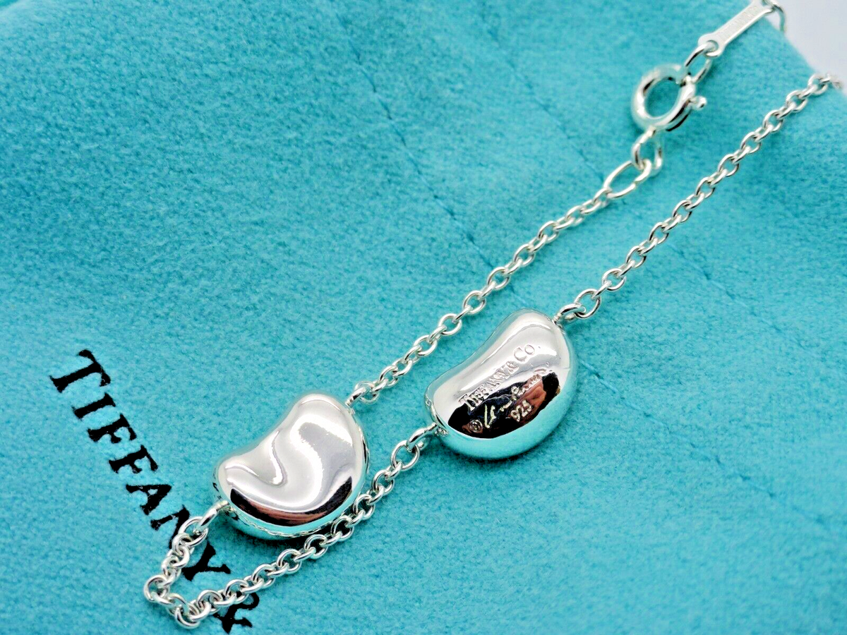 Tiffany & Co. Sterling Silver 5 Bean Bracelet | eBay