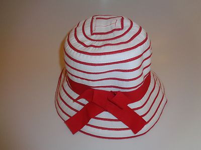 Tie Rack one size red and white summer hat NEW WITH TAGS!!!