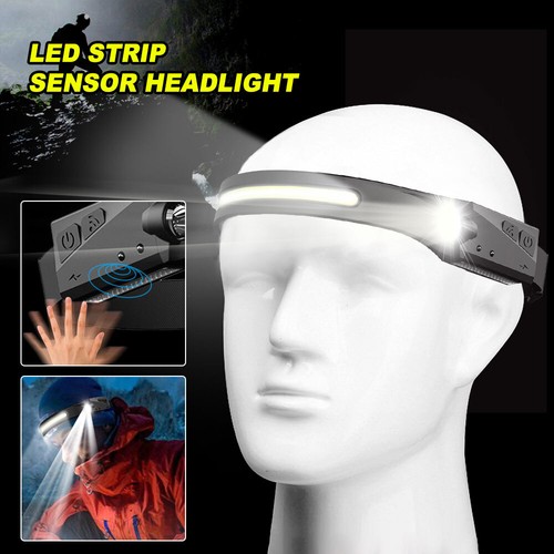 1PCS COB Headlamp Night Buddy LED Motion Sensor Head Torch Headlight Lamp - Picture 5 of 14