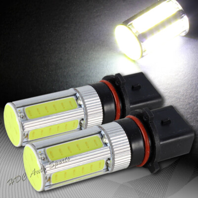 2 x CREE 6000K P13W White COB LED DRL 18W High Power Fog Driving Lights Bulbs