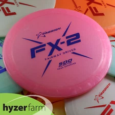 Prodigy FX-2 500 *pick your weight & color* Hyzer Farm disc golf Fairway driver