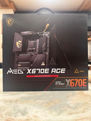 MSI MEG X670E ACE Socket AM5 DDR5 AMD E0ATX Motherboard