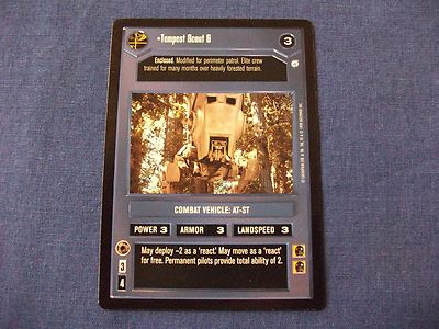 Star Wars CCG Endor Tempest Scout 6