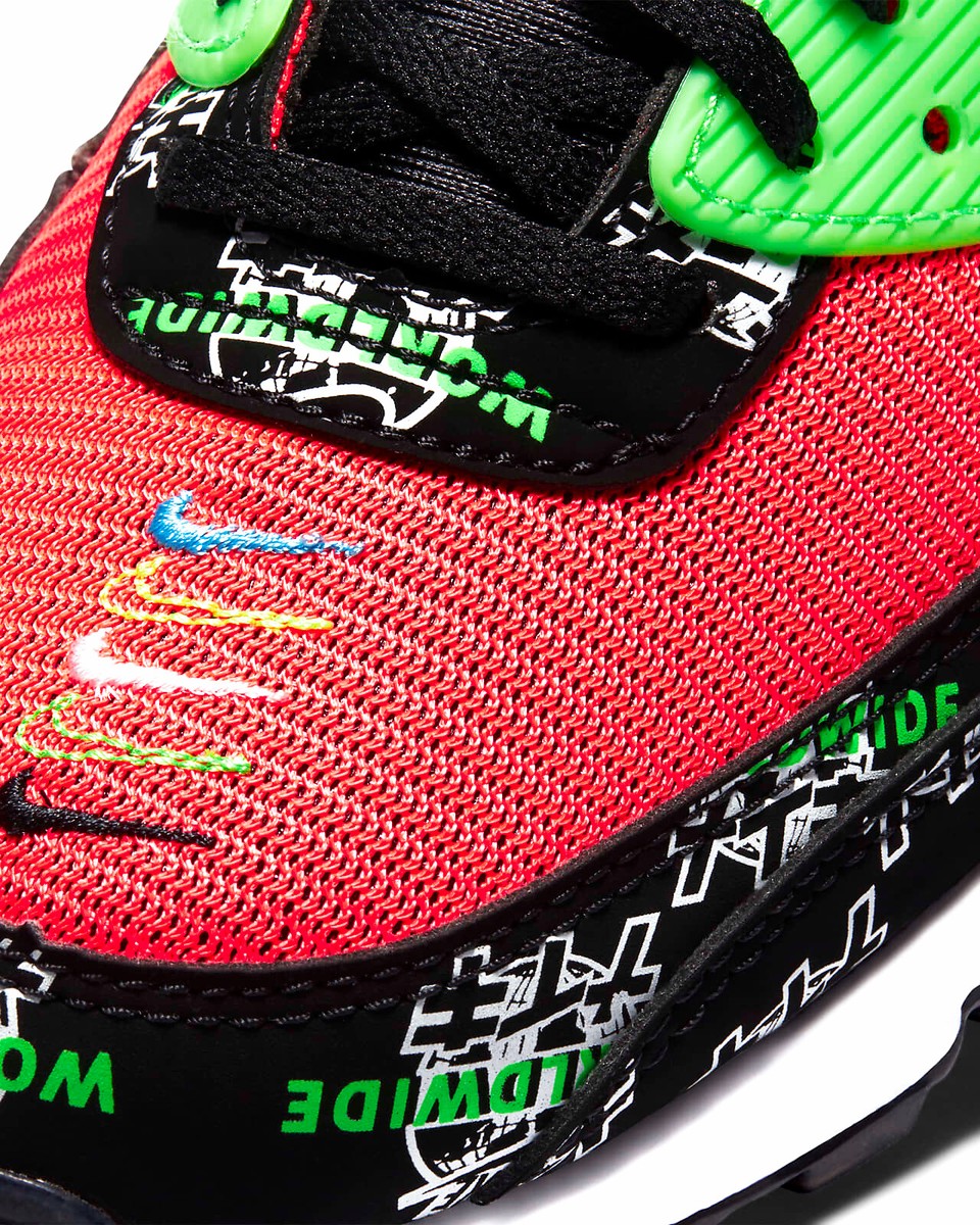 W AIR MAX 90 SE 希少 サイズW11(M9.5) Size 11.5 - Nike Air Max 90 SE Worldwide - Black Katakana Logo W