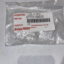 2005-2024 Toyota & Scion  Multipurpose Retainer  67771-58010  (10 PACK) Genuine