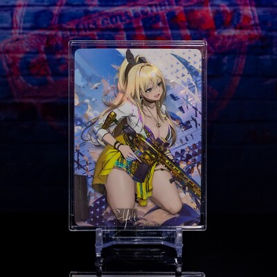 Rupee Premium Waifu Card Nikke Goddess Custom Flash Holo Foil Double Sided ACG