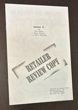 ACCLAIM COMICS RETAILER REVIEW COPY Magnus Robot Fighter (Valiant 1997) -- NM-