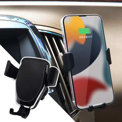 Fast Charger 10W Wireless Automatic Smart Sensor Car Phone Holder Mount Clamping