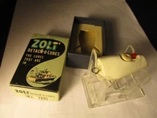 VINTAGE ZOLI-DETACH-O-LURE #100 FISHING LURE W BOX NICE COLLECTIBLE