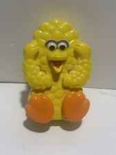 Vintage 1990s Sesame Street Big Bird Musical Peek A Boo Wind Up Toy Working