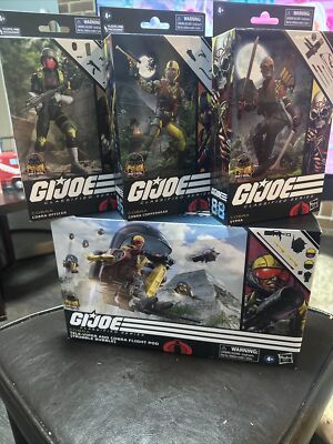 G.I. Joe Classified Cobra Python Patrol Trubble/Officer/Copperhead/Vypra/bat