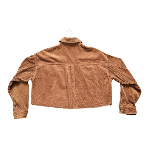 Forever 21 Cropped Corduroy Jacket Size 6 Brown #S106/107 - 第 5/7 張圖片