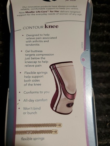 Mueller Contour Life Care for Her Knee Support Large Latex Free - Picture 3 of 4