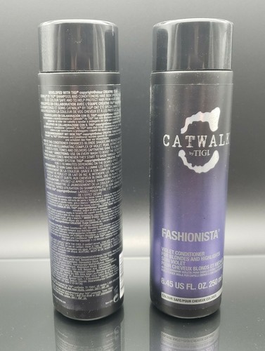 2 Tigi Catwalk Fashionista Violet Conditioner for Blondes and Highlights 8.45 oz - Picture 3 of 3