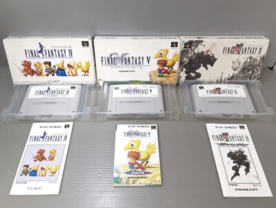 Final Fantasy IV V VI Super Famicom Nintendo Japanese ver 4 5 6 w