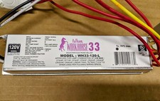 NEW! Box of Three (3) Fulham Workhorse 33 Electronic Ballasts Model WH33-120-L