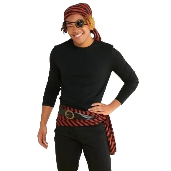 Trajes de Poliéster Negro Pirata