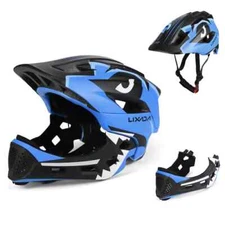 Helmet Full Face Removable for Children Bike Scooter Roll Skate Skateboard