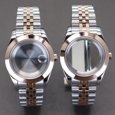 36mm/40mm steel Watch Case nh35 Jubilee Bracelet For nh36 38 Miyota8215 Movement