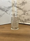 anchor hocking Hobnail Glass Toothpick Holder Clear Glass Vintage Anchor Hocking