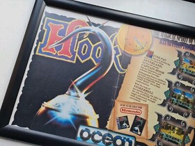 Hook Ocean Nes Gameboy  FRAMED ADVERT GAME POSTER A3 11.5"X16"