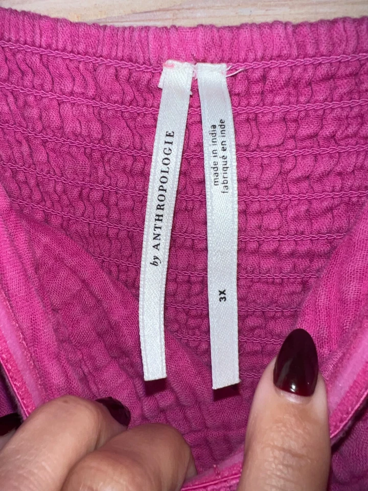 Anthropologie | Mono The Bethany Pants, sin mangas y cintura ajustada, talla 3X Foto 4 de 4