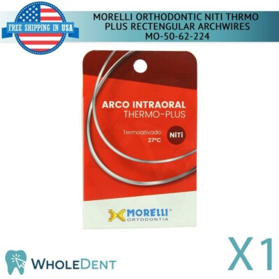Morelli  Thermo Plus Large Rect NiTi Intraoral Arch 0.40x0.55mm (.016''x.022'')