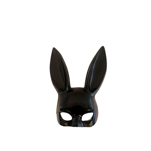 Party Unisex Bunny Ears Face Mask Easter Accessory Rabbit - Picture 6 of 9