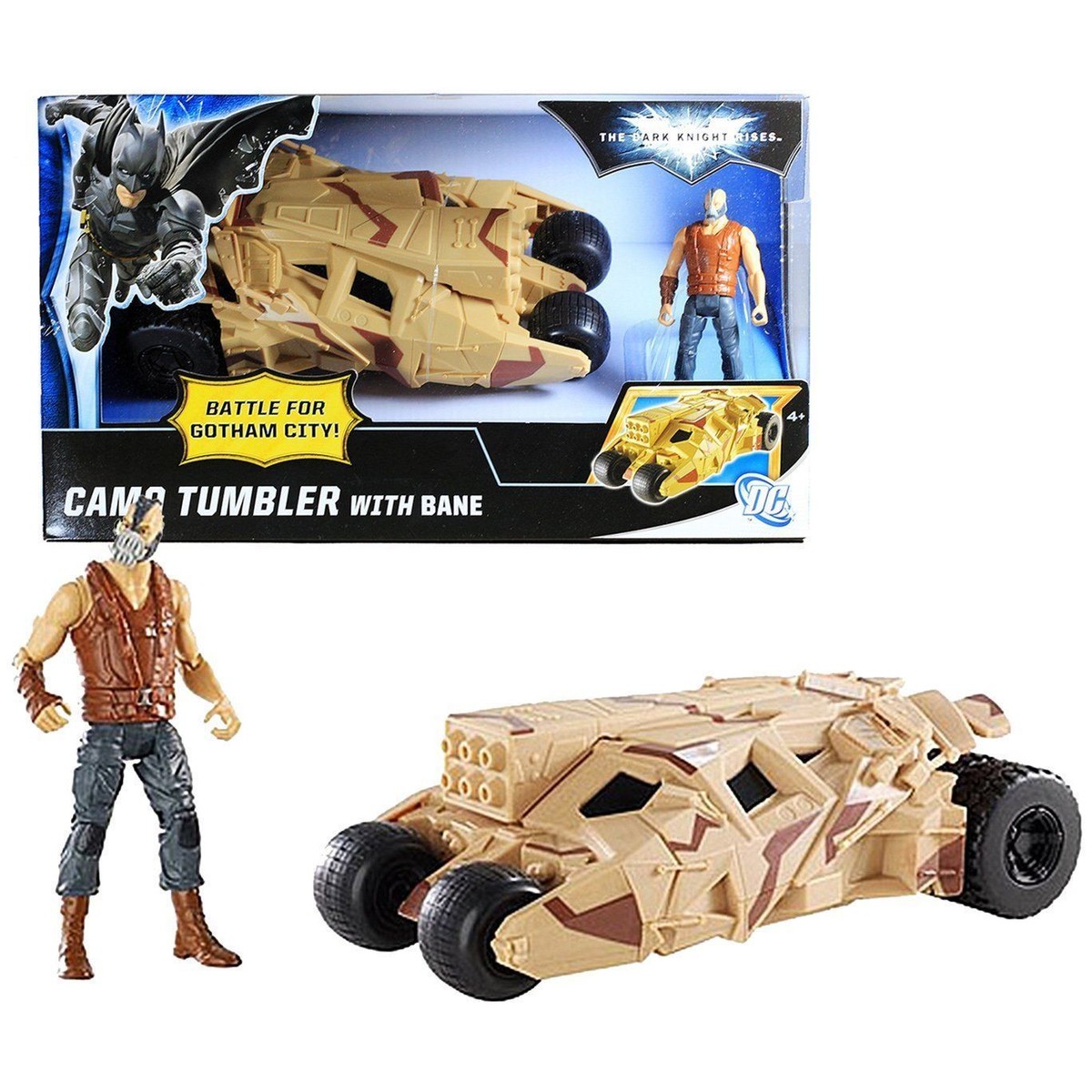 Batman Dark Knight Rises - Camo Tumbler with Bane Action Figure