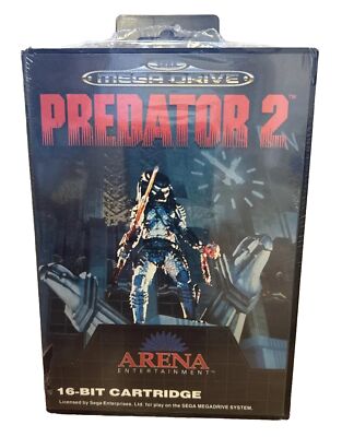 Predator 2 - Sega Mega Drive Videospiel PAL Komplett **Brandneu Sealed**