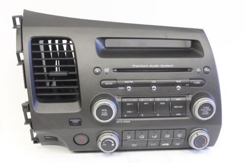 2006-2011 HONDA CIVIC RADIO PREMIUM AUDIO  MP3 CD PLAYER 39100-SVA-A20  - Picture 1 of 5