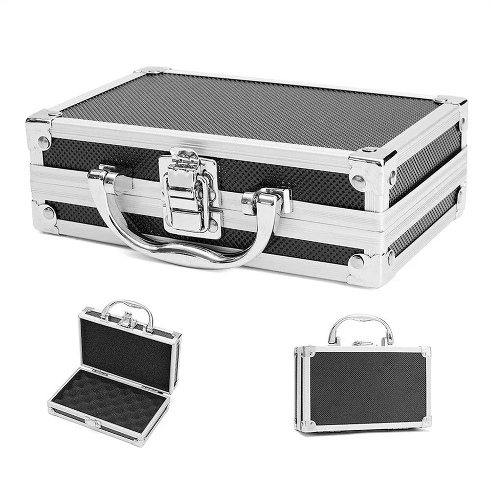 Deluxe Aluminium Tools Box Equipment Carry Case Portable Brief Handle Storage AU - Image 2 of 4