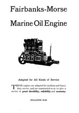 Fairbanks-Morse Type "CO" Marine Oil Engine (please read description)