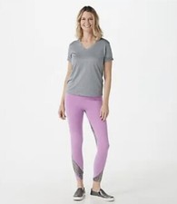 Soulgani Active California Love Twin Soul Leggings Medium Violet Size XL NWOT