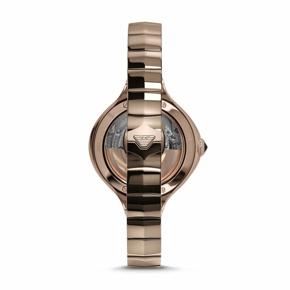 Emporio Armani Swiss Made Automatic Fluid Deco Rose Gold